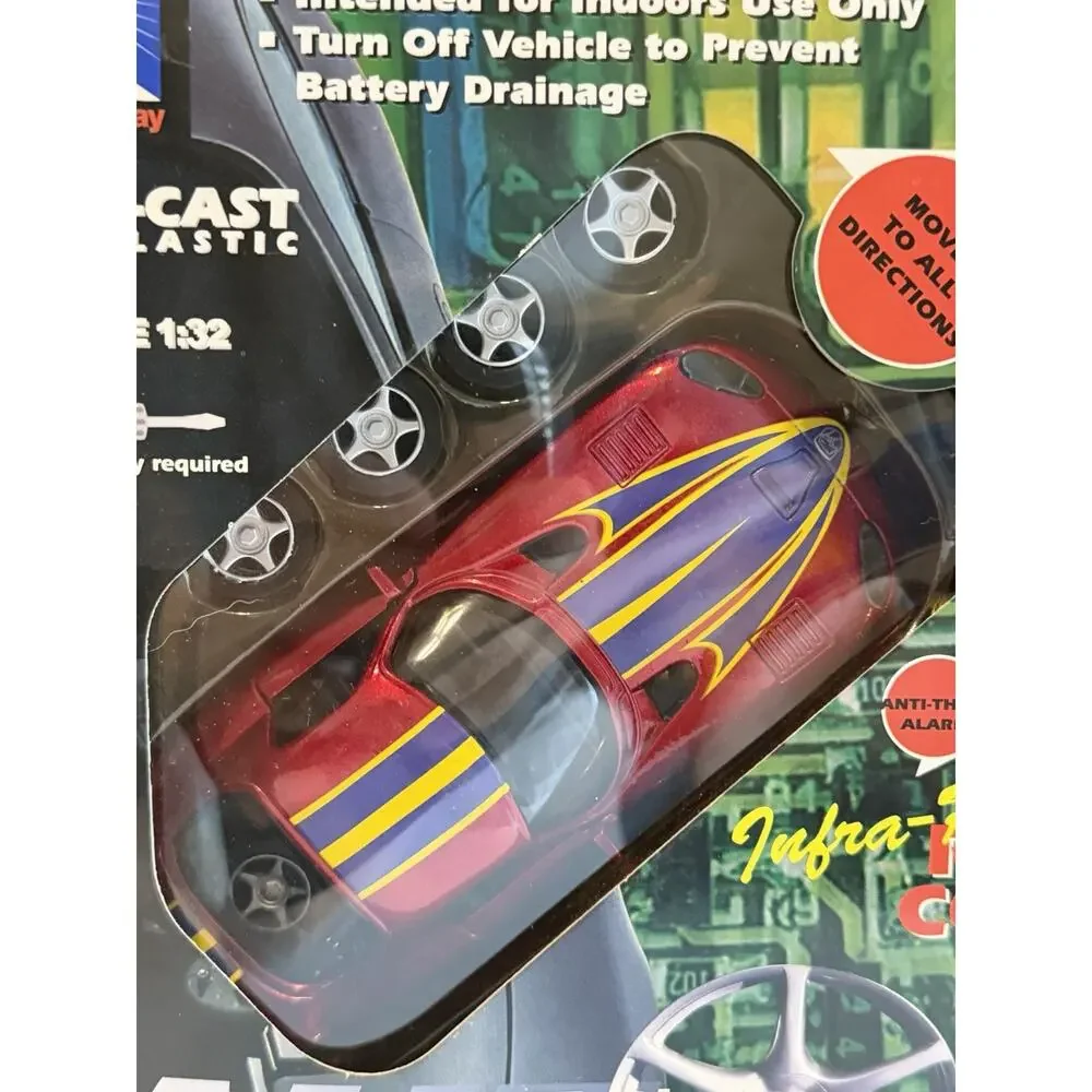 Dodge Viper diecast metal Car 1:32 MIB Remote Control RC Watch NOS FREE SHIPPING